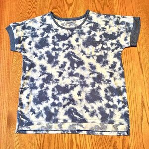 "Sonoma" sweater, L, tie dye design, EUC